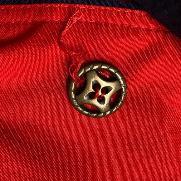 Misty Harbor Any Weather Rain Coat Womens 10 Red Fabric Lined Slicker Pockets M - Picture 14 of 14